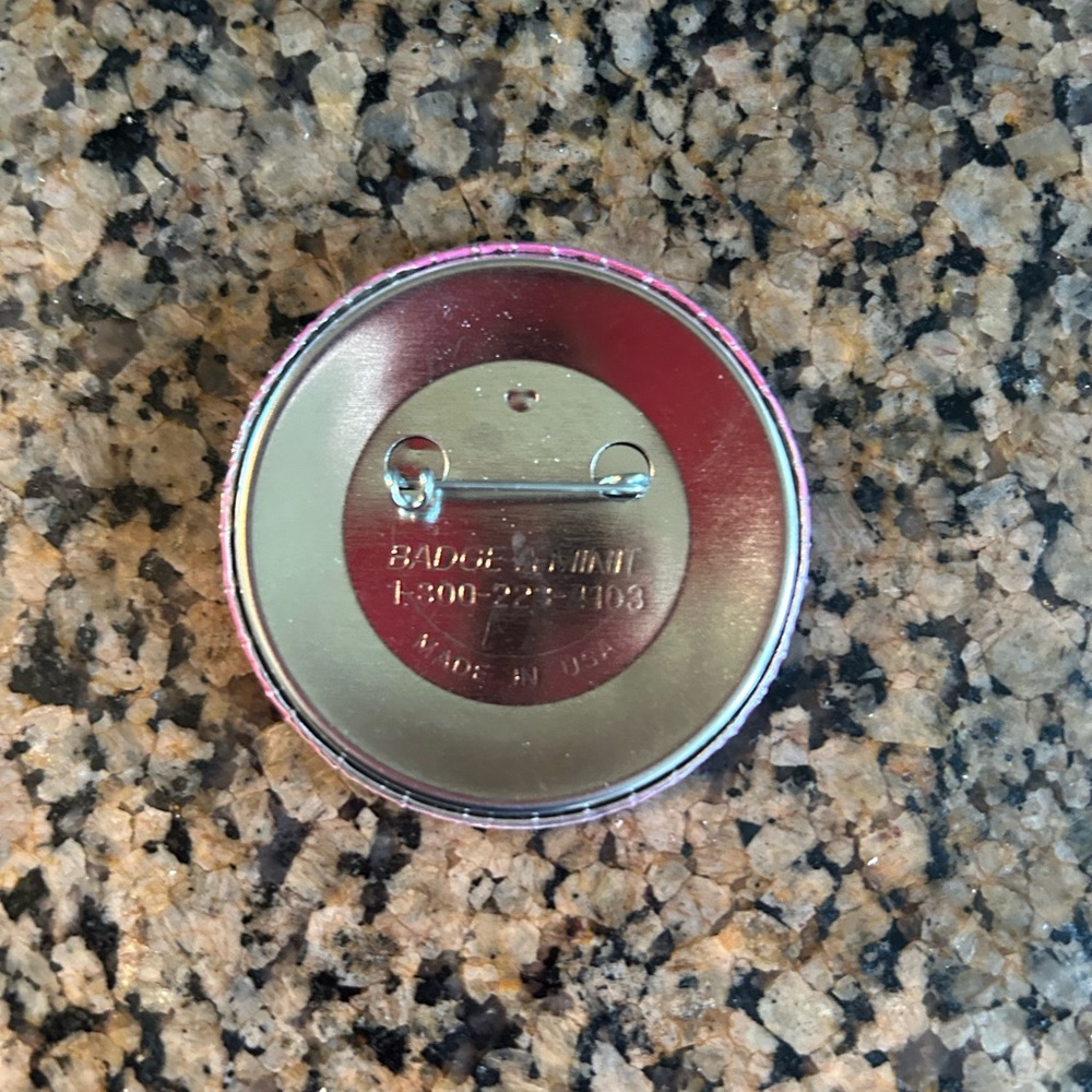 Pink Phi Mu Alumni Button - Picture 2 of 2